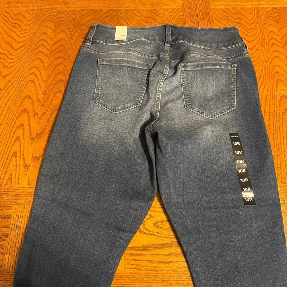 NEW Torrid Skinny Stretch Jeggings in Cascade Blue Sz 10 Casual Comfort